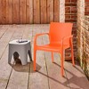 Alissa 2pk Stackable Outdoor Arm Chairs - Lagoon
 - image 3 of 4