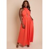 Rebdolls Women's Eleanor Keyhole Skater Maxi Dress w. Pockets - 2 of 4