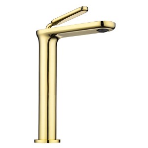 Aquaterior Single Handle Bathroom Vessel Sink Faucet Rv Lavatory Vanity Mixer Tap Gold Brushed Gold - 1 of 4