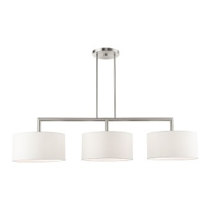 Livex Lighting Meridian 3 - Light Chandelier in  Brushed Nickel - 1 of 1