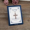 Anna-Kaci Rhinestone Celtic Cross Pendant Necklace with Gift Card & Envelope Jewelry Gifts - 3 of 4