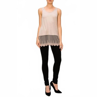 Women's Wo's Bethany Lace Tank Top - Origami