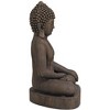 John Timberland Sitting Buddha Statue Sculpture Zen Decor Outdoor Garden Front Porch Patio Yard Outside Dark Sandstone Faux Stone Finish 29 1/2" High - 3 of 4