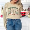 Simply Sage Market Women's Graphic Sweatshirt Dead Inside Christmas Skeletons - 2 of 3