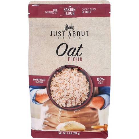 Just About Foods Flour Oat - Pack Of 4-2 Lb : Target