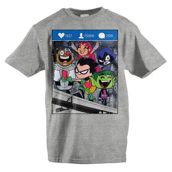 Youth Boys Teen Titans Go Shirt DC Comics Apparel