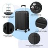 SUGIFT 4 Piece Luggage Sets, Trunk Sets ABS Hard-Shell with TSA Lock & Spinner Wheels, 14’’20’’24’’28’’ - 4 of 4