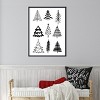 Amanti Art Christmas Trees 3 by Kristina N. Canvas Wall Art Print Framed 23-in. W x 30-in. H. - 4 of 4