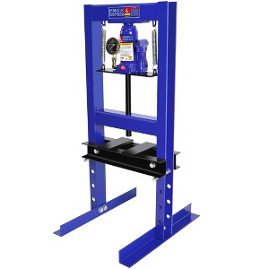 6 Ton Hydraulic Shop Press, H-Frame Garage Floor Adjustable Shop Press with Press Plate, Hydraulic Shop Floor Press for Car Repair and Garage - 1 of 4