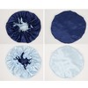 Anna-Kaci Satin Sleep Bonnet Double Layer Ruffled Edge Reversible Silky Cap for Curly and Natural Hair - 4 of 4