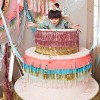 Meri Meri Pink Tinsel Fringe Garland (10' with excess cord - Pack of 1) - 4 of 4