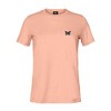 Dalix Butterfly Embroidered Cotton Relaxed Fit Short Sleeve Crewneck Tee Shirt Women - 3 of 4