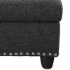 ChicFurnit Sectional Sofas Left Hand Facing Sofa and Chaise with Ottoman Storage Cushions for Living Room, Charcoal grey, 71"*98"*33" - 4 of 4