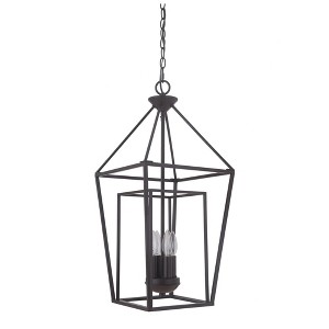 Craftmade Lighting Hudson 4 - Light Chandelier in  Oiled Bronze - 1 of 2
