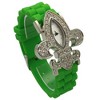 Olivia Pratt Rhinestones Silicone Women Watch - 2 of 4