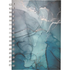 Glacier Weekly/Monthly Planner, Glacier Artwork, 8.5 x 6.38, Blue/Gray/Silver Cover, 12-Month (Jan to Dec): 2025 - 1 of 4