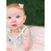 RuffleButts Baby Girls Tie Smocked Tulle Skirted Romper - 3 of 4