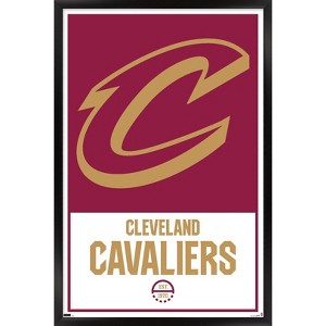 Trends International NBA Cleveland Cavaliers - Logo 21 Framed Wall Poster Prints - 1 of 4
