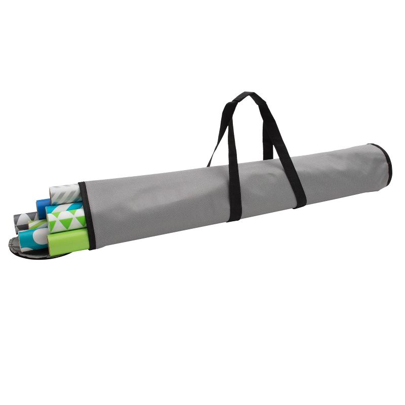 Simplify Wrapping Paper 30&#34; Storage Bag Gray/Black, 3 of 6