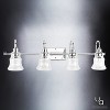 Urban Ambiance Luxury Vintage Bathroom Vanity Light,  9.25"H x 33.375"W,  Polished Chrome Finish, UHP2554 - 3 of 4