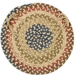 Colonial Mills Cedar Cove - Natural Chair Pad, Set of 4 - 1 of 2