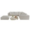Whisen Cloud Sofa, Corduroy Fabric, Deep Seat Couche - 2 of 4