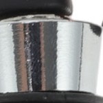 red, white, black, silver tone