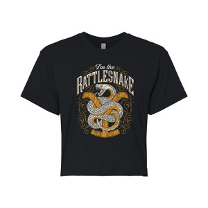 Women's - Yellowstone - Im The Rattlesnake Cropped Graphic T-Shirt - 1 of 4