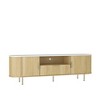 HDZNVF Living Room Floor-standing TV Cabinet, Entertainment Center with Storage Doors, TV Console Media Cabinet - 4 of 4