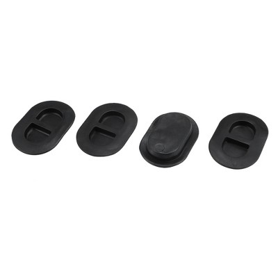 Unique Bargains Floor Pan Drain Plug Drain Rubber Plugs Replacement for Jeep Wrangler JK JL 2007-2021 Black 4 Pcs