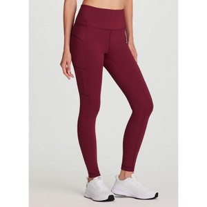 Avalanche Women's Low Profile Micro Fleece Lined Legging with Tech and Zipper Pockets - 1 of 4