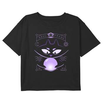 Girl's Paul Frank Mika the Cat Fortune Teller Crop Top T-Shirt