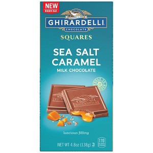 Ghirardelli Sea Salt Caramel Milk Chocolate Squares 4.8oz - 1 of 1
