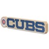 MLB Chicago Cubs Chunky Wood Wall Sign - 2 of 4