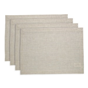 Solino Home Striped Linen Placemats | Narrow Stripe - 1 of 4