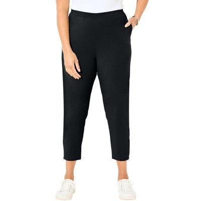 Catherines Women's Plus Size Suprema Studio Slim Leg Zip Pant