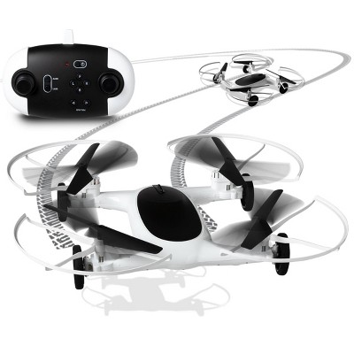 Sharper Imager 7" Fly and Drive Rechargeable Drone