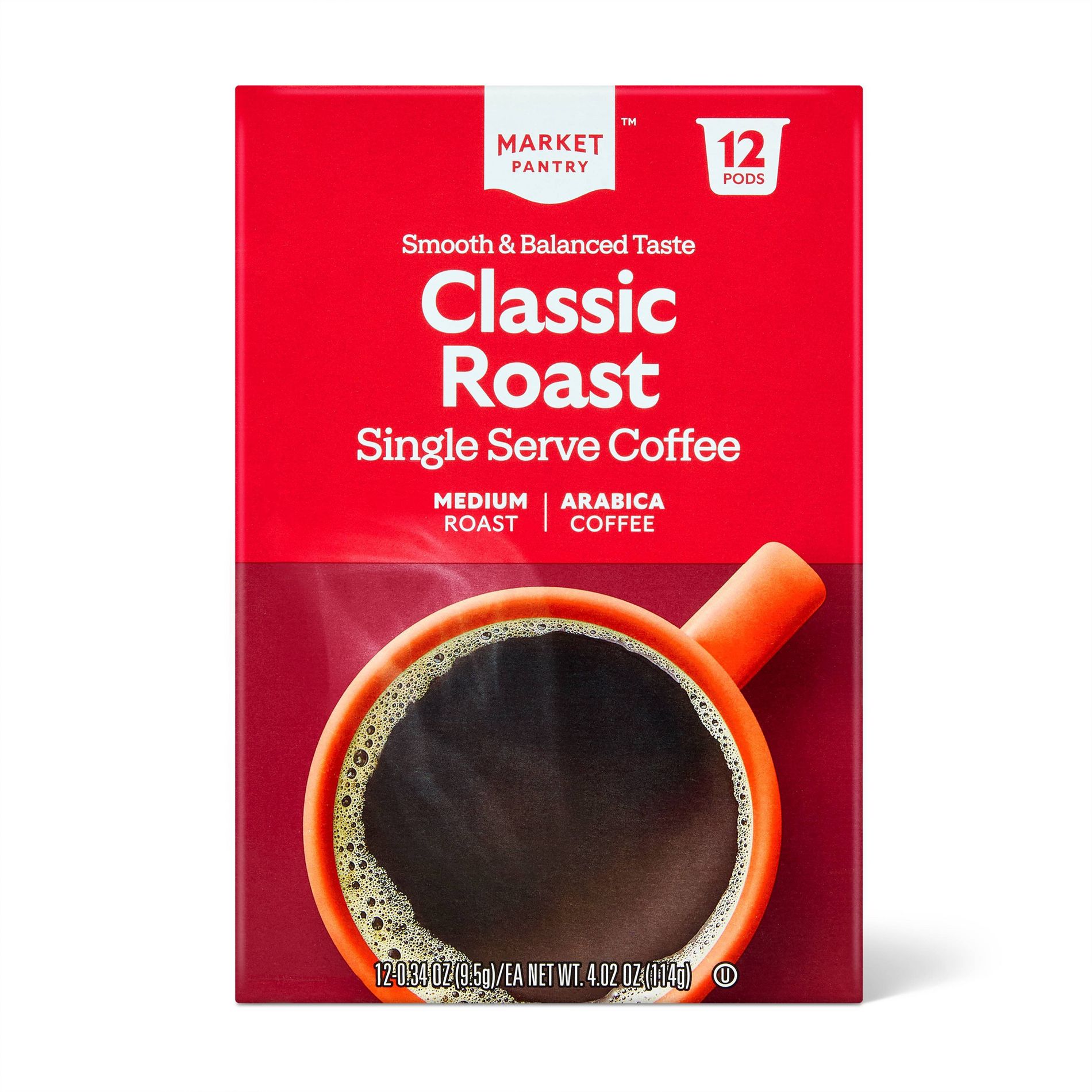 Premium Roast Medium Roast Coffee - Single Serve Pods - Market Pantry™