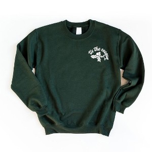 Simply Sage Market Women's Graphic Sweatshirt Tis The Season Holly Berries Mini - 1 of 4