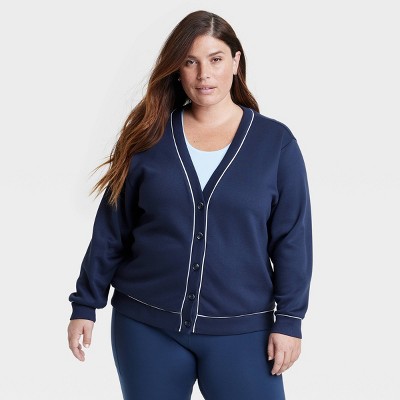 Women's Piped Button-Up Cardigan - All In Motion™