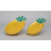 Kevins Gift Shoppe Hand Painted Ceramic Pineapple Plates - Set of 2 - image 3 of 4