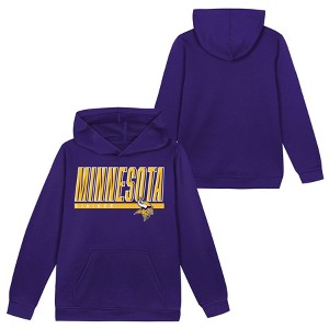 NFL Minnesota Vikings Boys' Performance Hooded Sweatshirt - 1 of 3