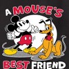 Boys' - Disney - A Mouse's Best Friend Graphic Long Sleeve Fleece Sweatshirt - 2 of 4
