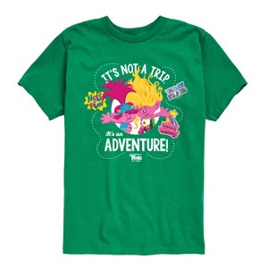 Boys' - Trolls - Not A Trip Adventure Map Poppy and Viva Short Sleeve Graphic T-Shirt - 1 of 4