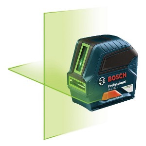 Bosch GLL100GX-RT Green-Beam Self-Leveling Cross-Line Laser Manufacturer Refurbished - 1 of 4