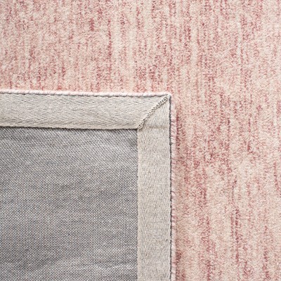 Hand-Tufted Pink and Ivory Wool Area Rug, 5' x 8'