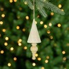 Northlight Set of 3 Natural Trees Wooden Christmas Ornaments 5.5" - 4 of 4