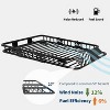 Universal Roof Rack Carrier Basket, 200 Lbs Capacity Car Cargo Rack, Luggage Holder Basket for SUVs, Trucks, Vehicles - 4 of 4