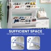 Farmhouse Shoe Cabinet with Bench 2 Flip Drawers Shoe Storage for 16 Pairs For Entryway - 2 of 4