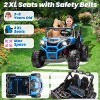JOYRACER 24V Ride on Truck Toys w/ Remote Control, 2 Seater 400W   Electric Powered Ride on w/ Dump Bed, 3 Speeds, Shovel & Bluetooth/Music - 3 of 4